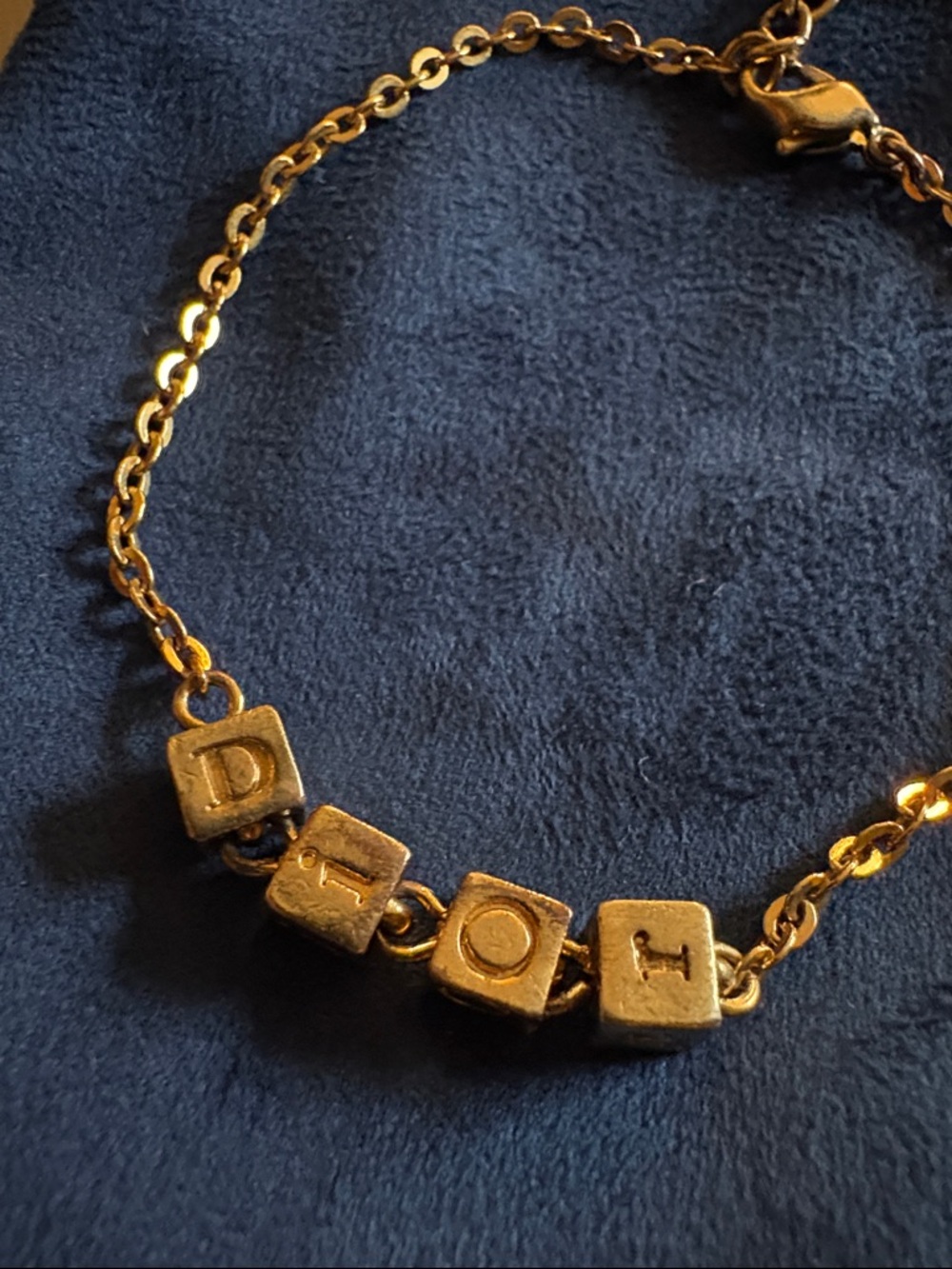 Christian Dior Gold Plated Charm Bracelet - Picture 6 of 8